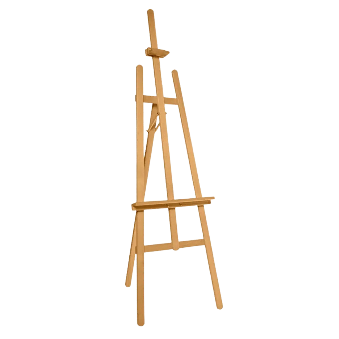 Noleggio Cavalletto - da Pittore Regolabile in Legno 57x35x155 cm