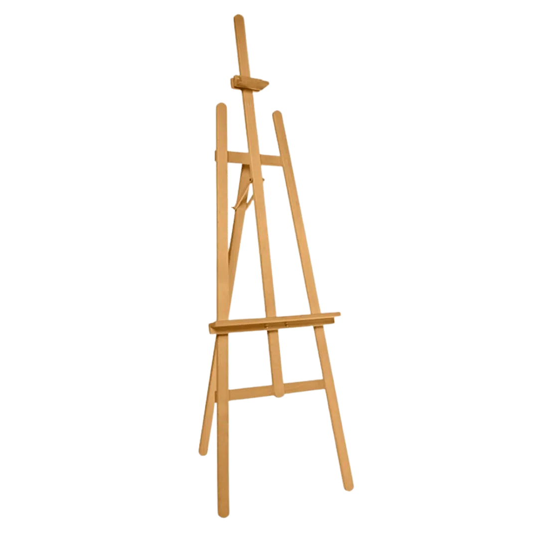 Noleggio Cavalletto - da Pittore Regolabile in Legno 57x35x175 cm