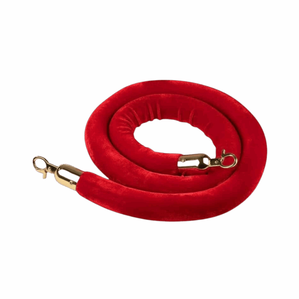 Noleggio corda per palina museale rossa