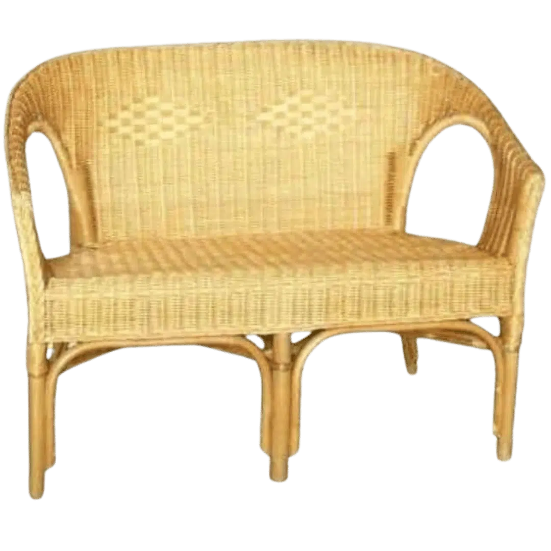 Noleggio Divano da Esterno - in Vimini 120x65x90 cm