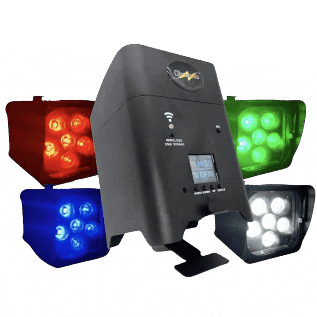 noleggio faretto smart bat par led wifi