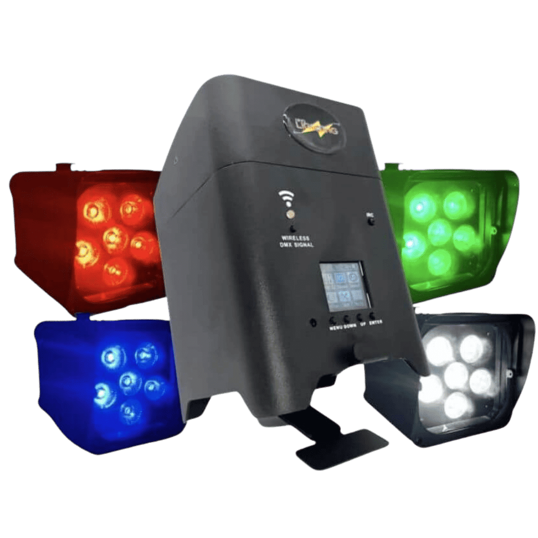 noleggio faretto smart bat par led wifi