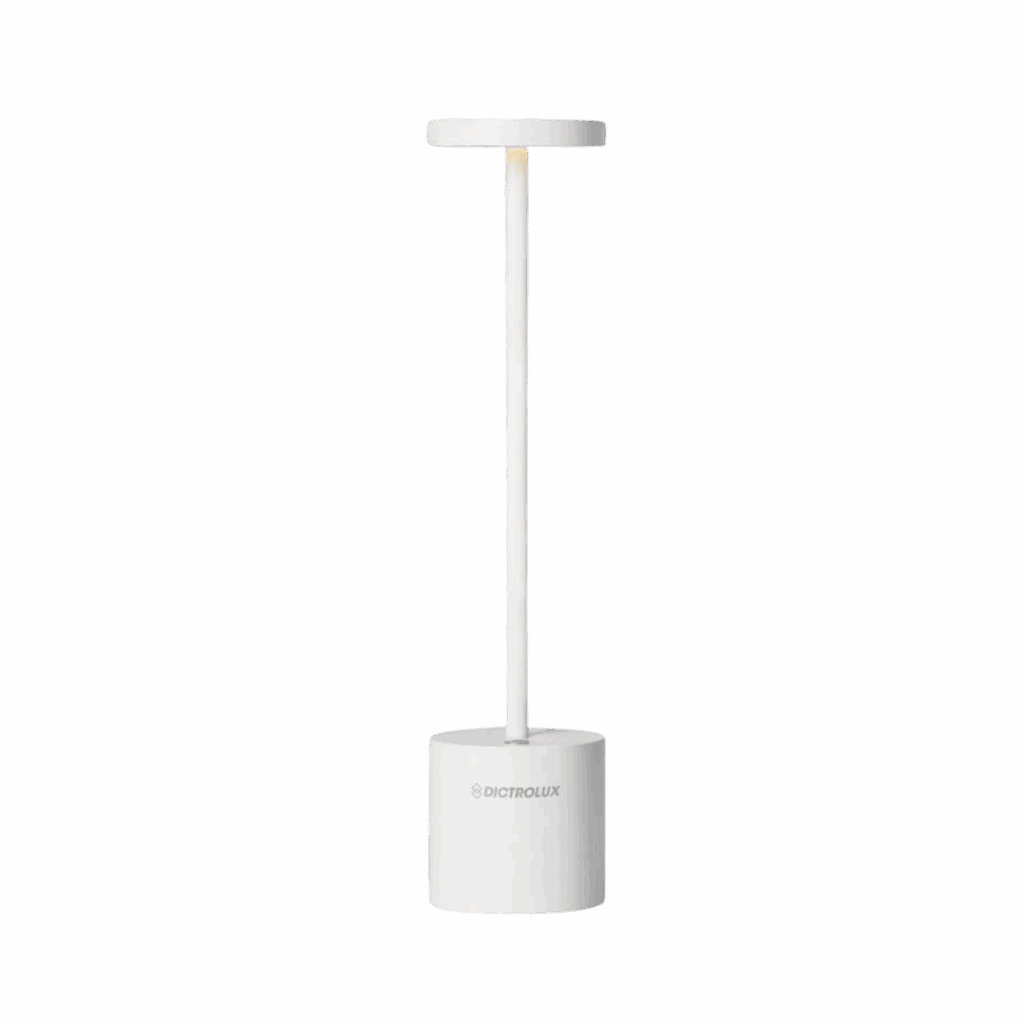 Noleggio lampada da tavolo a led bianca