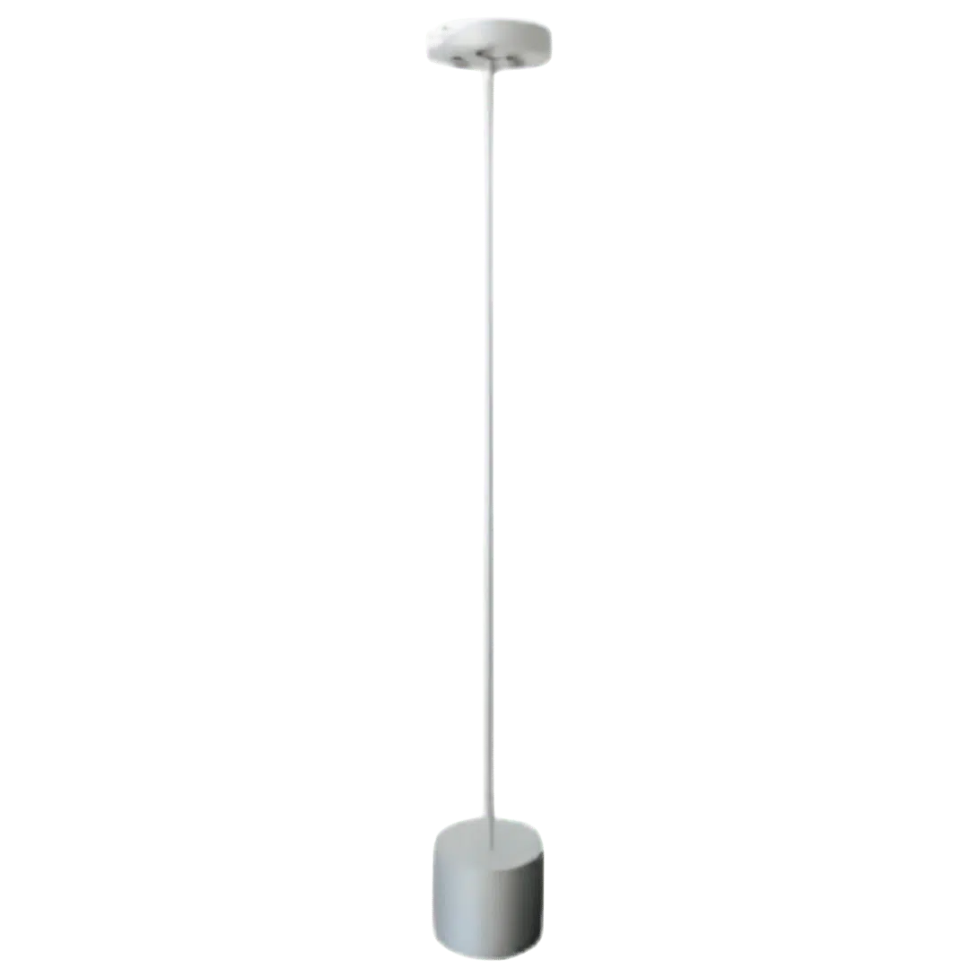 Noleggio Lampada Led da Tavolo - Stiletto Argentato 36x11x11 cm
