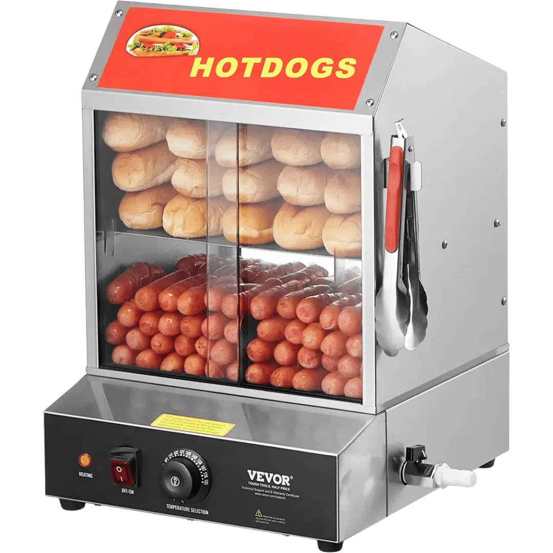 Noleggio Macchina Hot Dog - Vetrinetta a due Piani