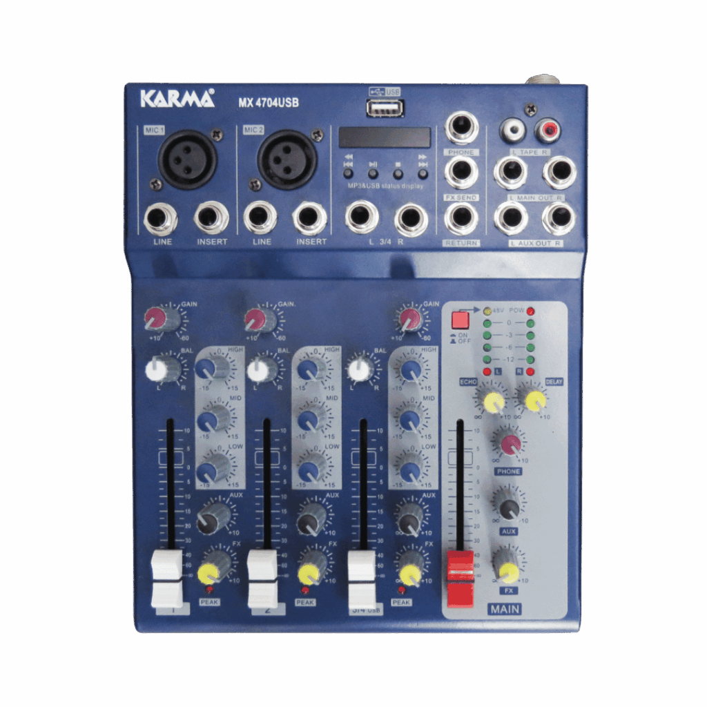 Noleggio mixer microfonico