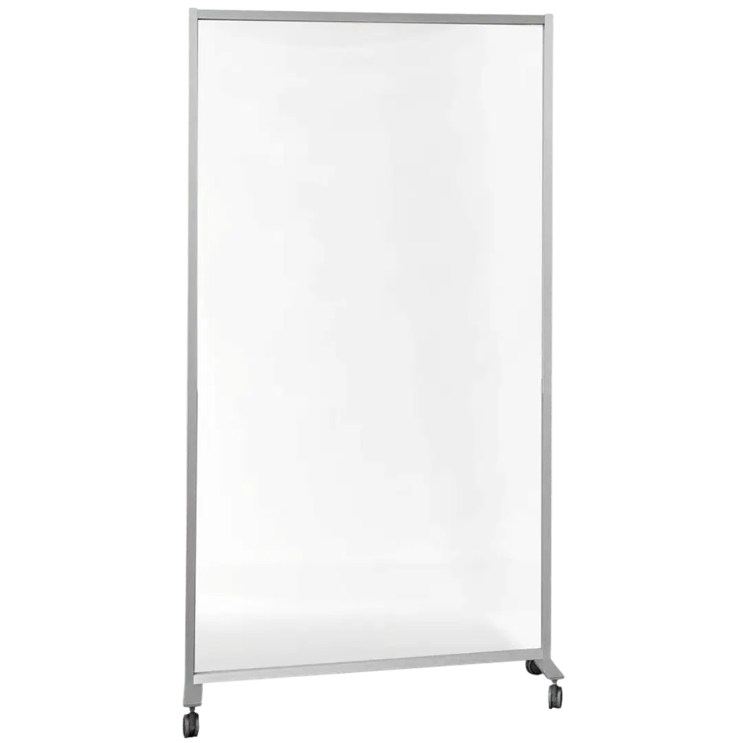Noleggio Pannello Divisorio - Singolo Bianco con Ruote 100x190 cm