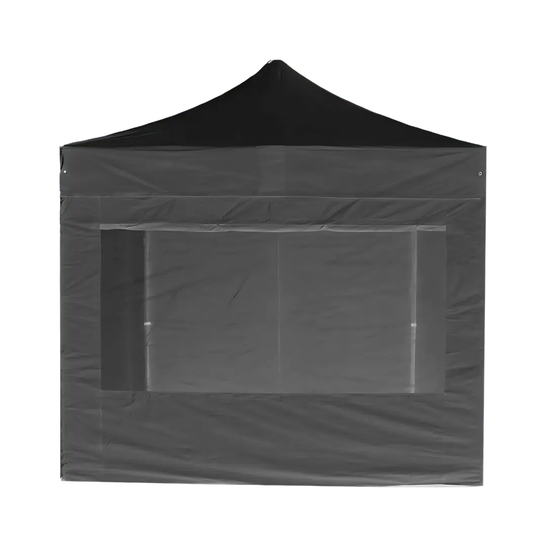 Noleggio Parete Laterale per Gazebo - Nera Semplice 4 metri