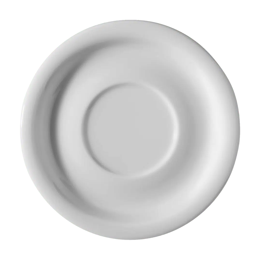 Noleggio Piattino - da Caffè Ceramica Bianca