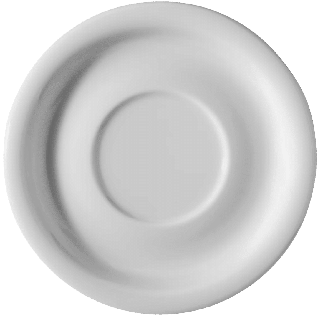 noleggio piattino da the ceramica bianca 2