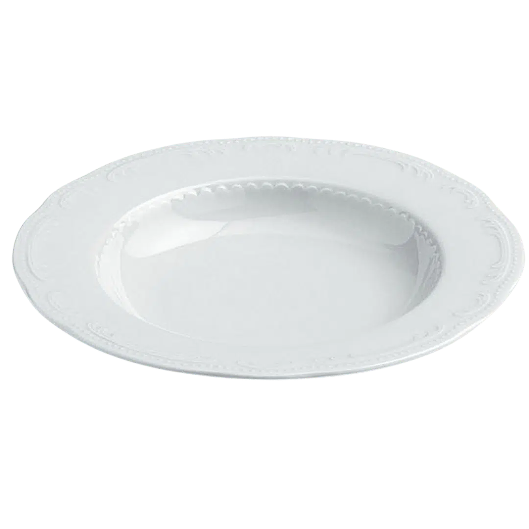 Noleggio Piatto Fondo - Ceramica Bianca