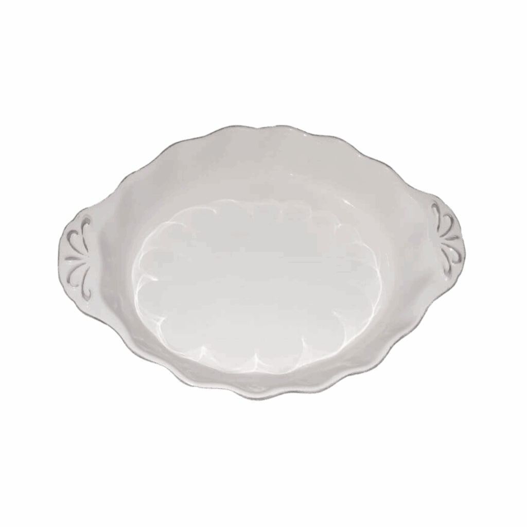 Noleggio pirofila in porcellana ovale