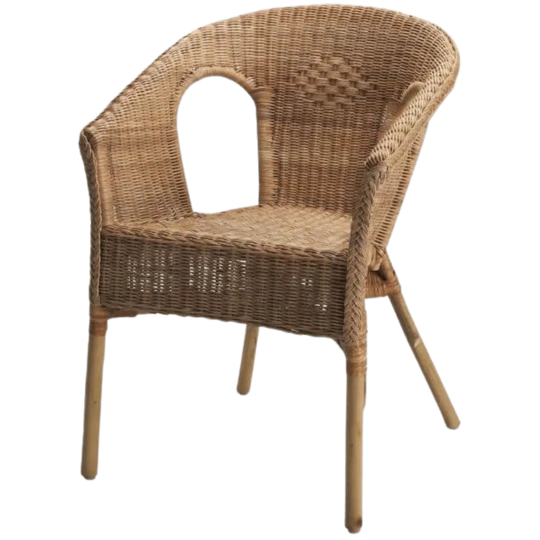 Noleggio Poltrona da Esterno - in Vimini 65x65x90 cm