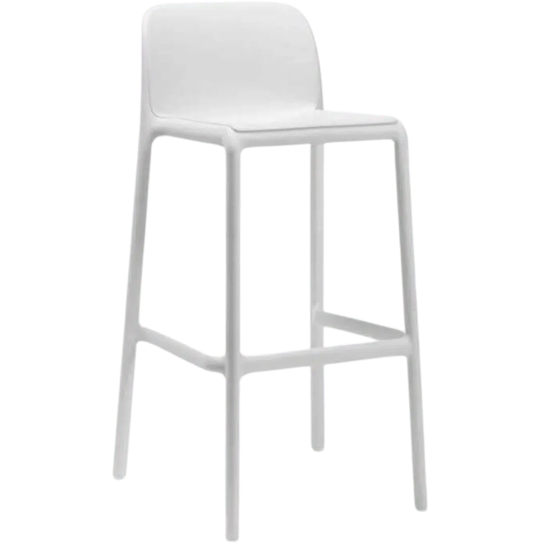 Noleggio Sgabello Faro - Bianco 49x51x97 cm