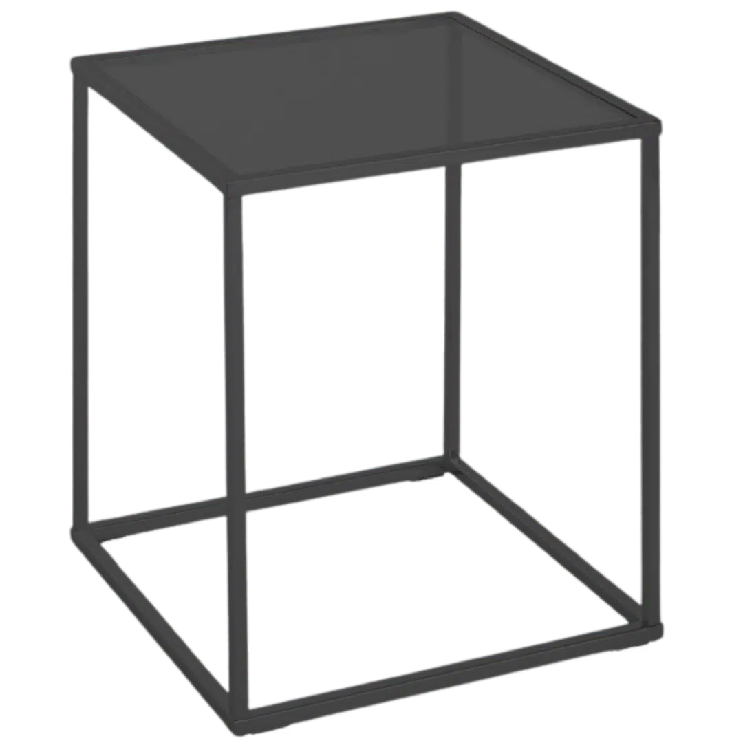 Noleggio Tavolino di Design Nero 50x50x75 cm