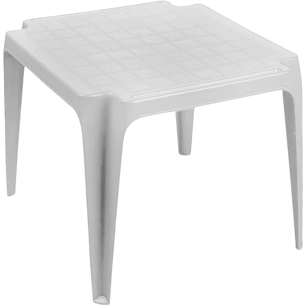 noleggio tavolino per bambini in plastica bianca 2