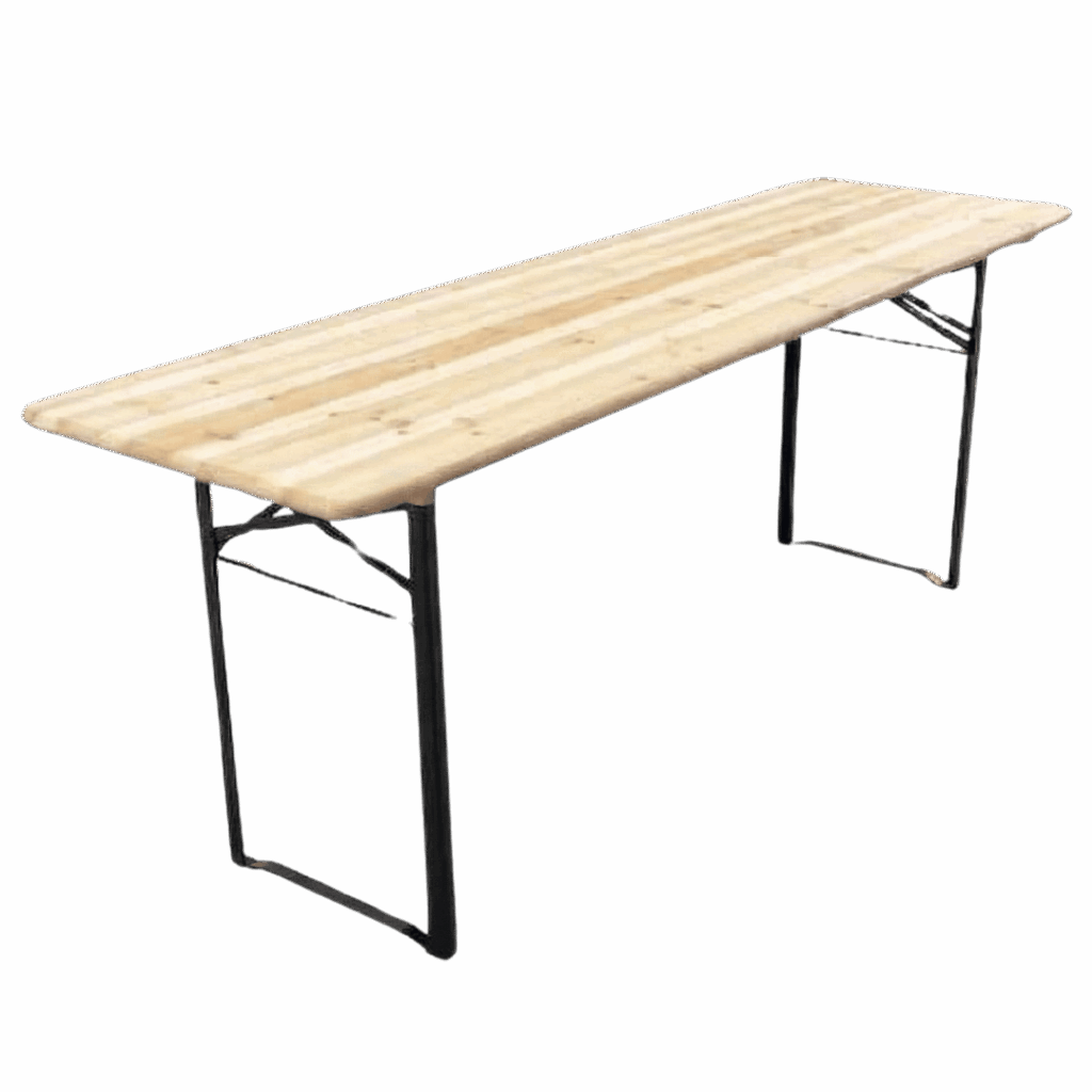 noleggio tavolo da birreria 6 posti 200x60 cm 2