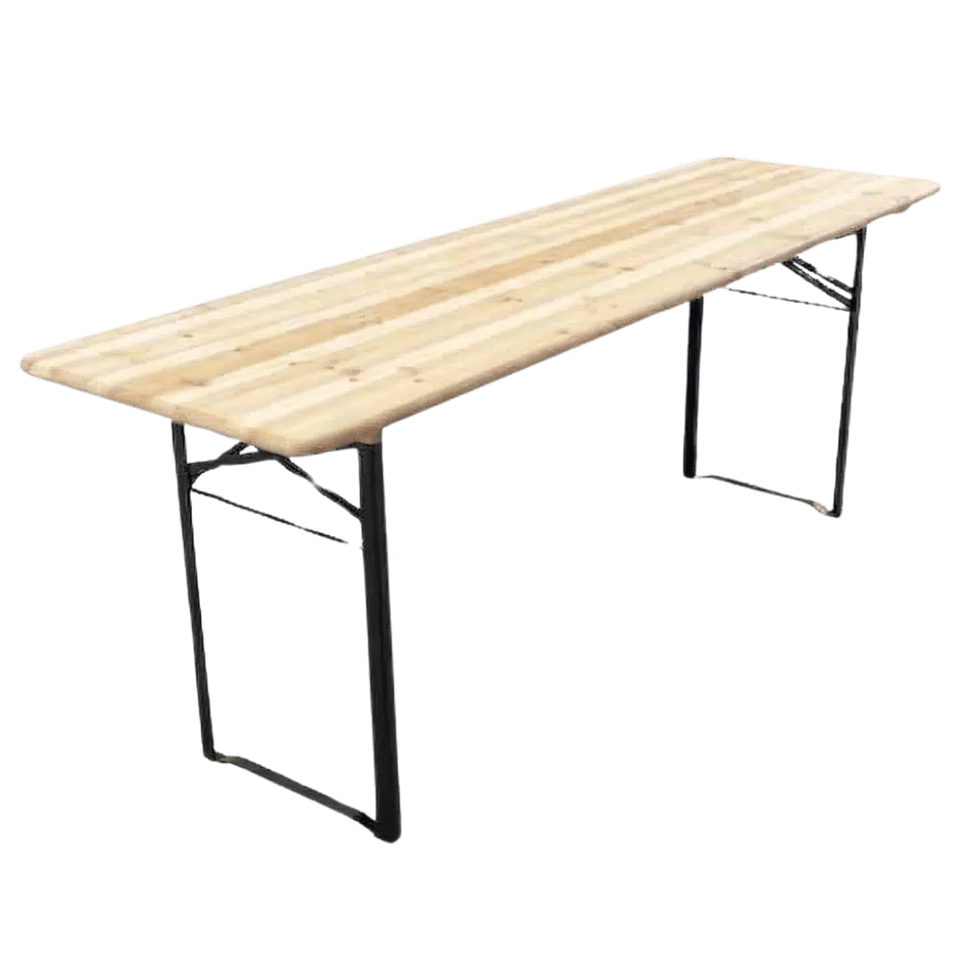Noleggio Tavolo da Birreria - 6 posti 200x60 cm