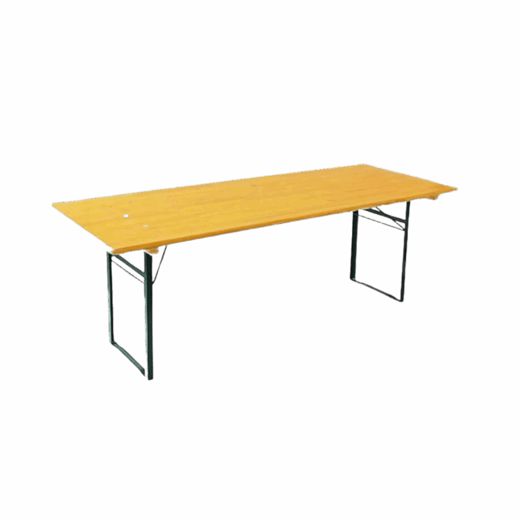 Noleggio tavolo da catering in legno 160cm