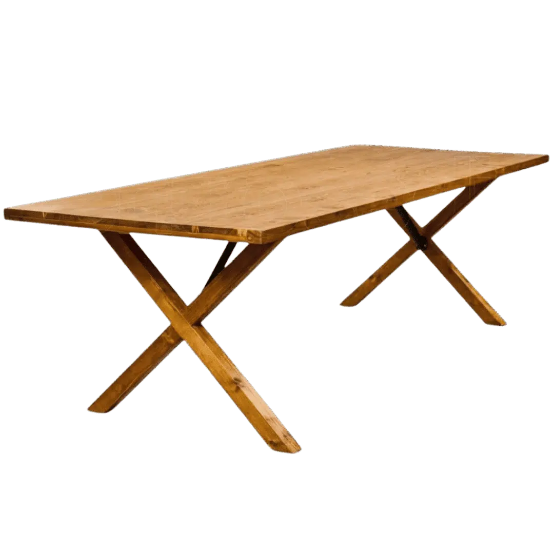 Noleggio Tavolo Imperiale - in Legno Massello - 243x100x76 cm