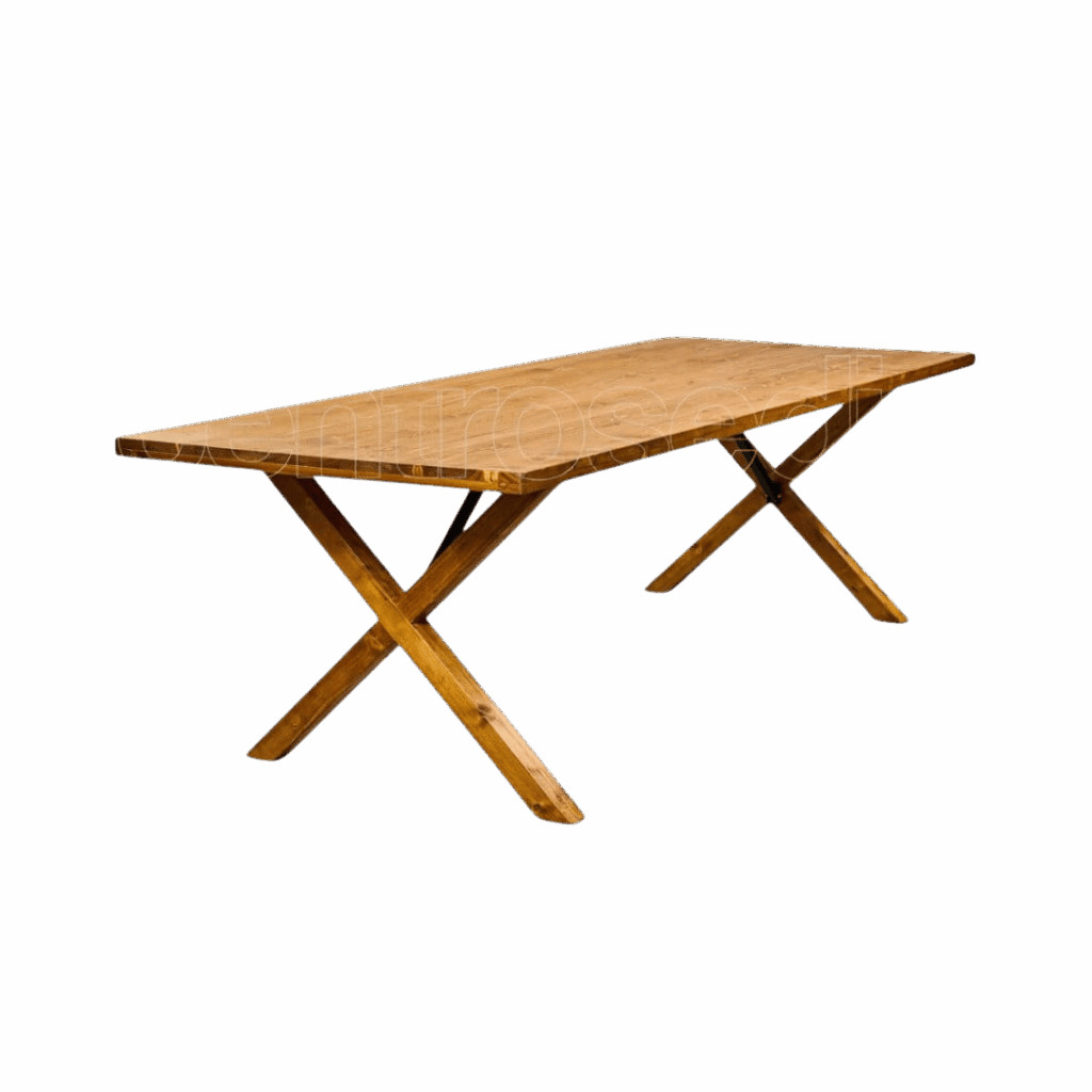 Noleggio tavolo in legno massello 243cm
