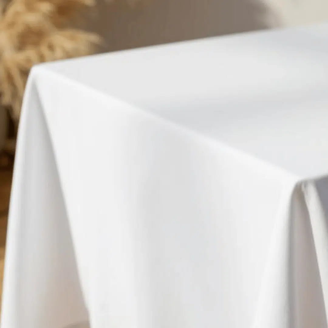 Noleggio Tovaglia Forma Bancone Buffet - Bianca