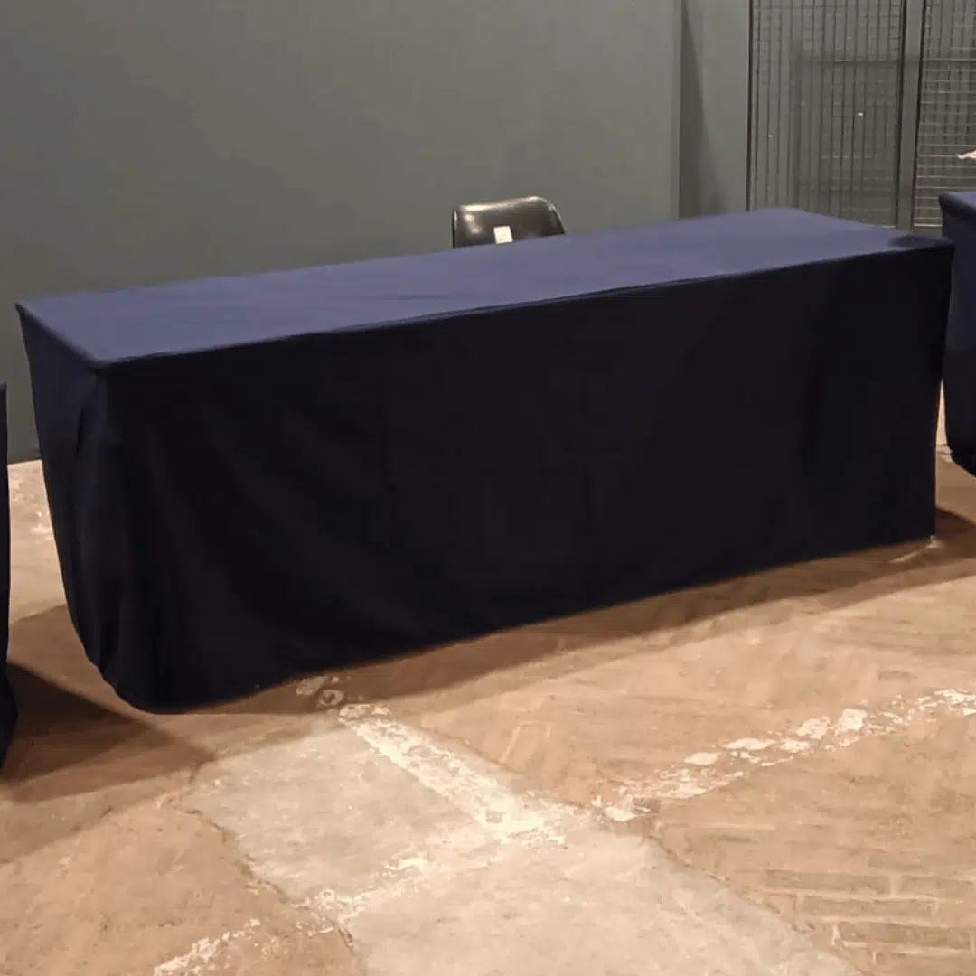 Noleggio Tovaglia Forma Bancone Buffet - Blu Scuro