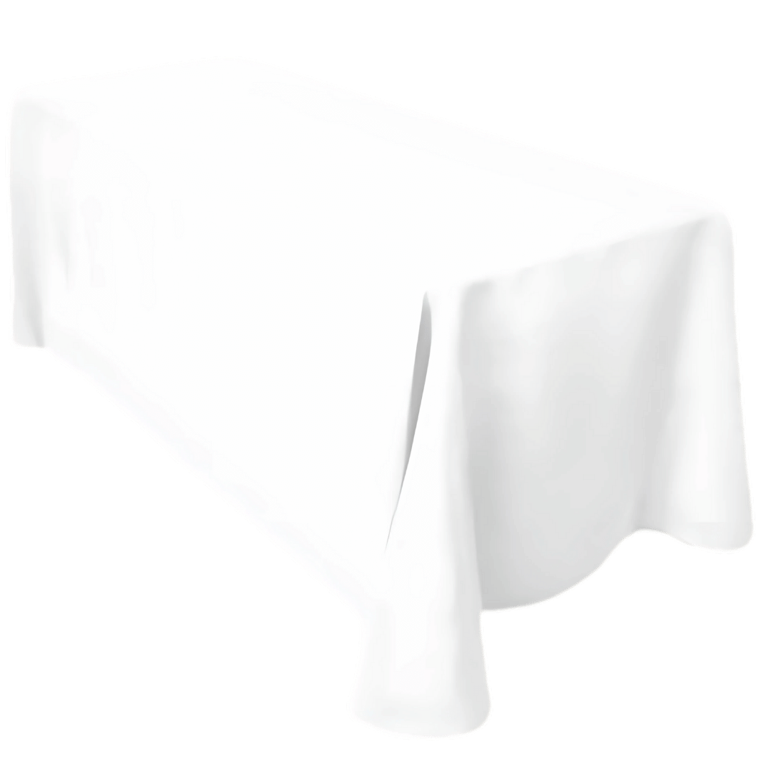 noleggio tovaglia rettangolare bianca 400x240 cm 2